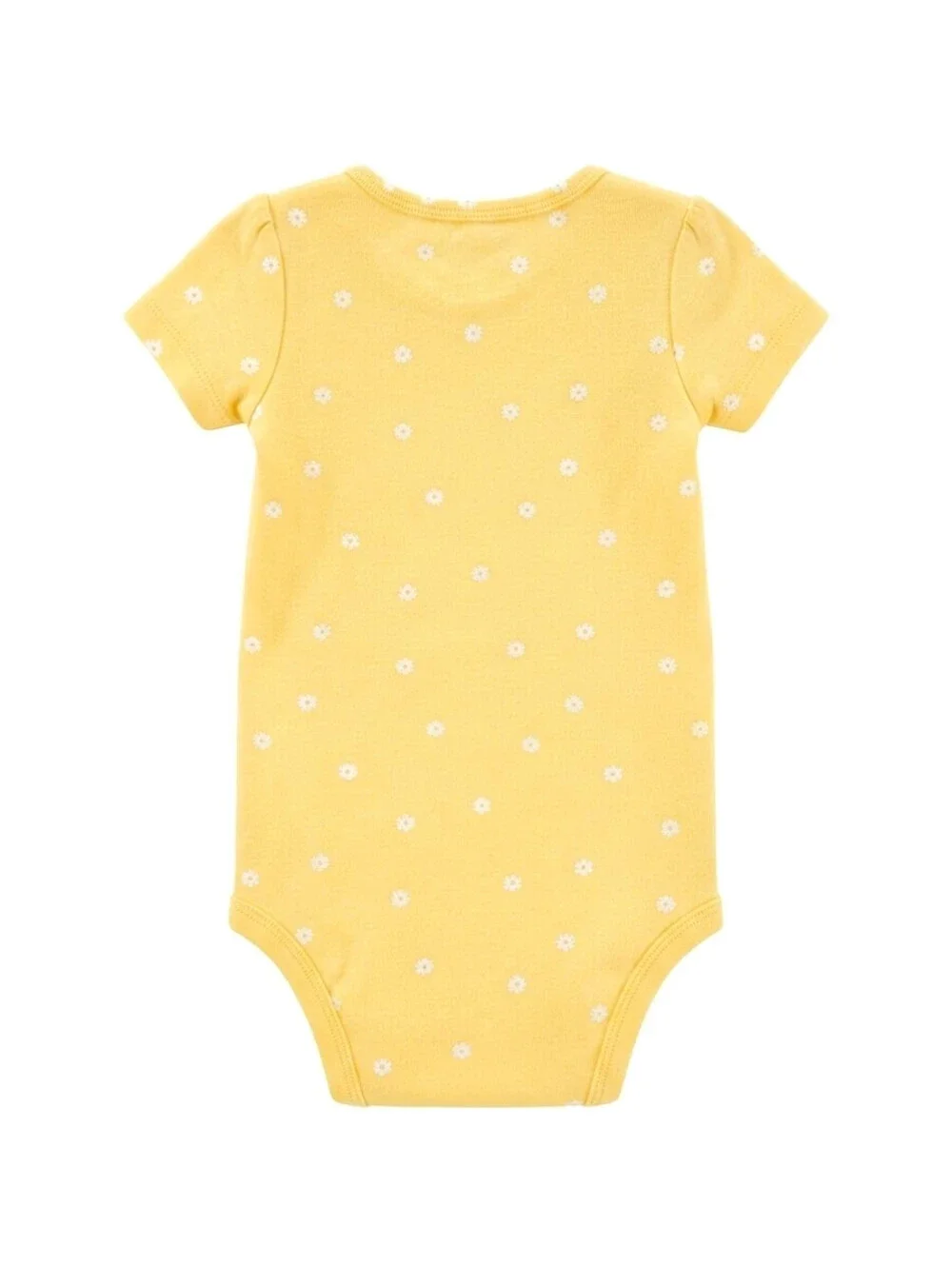 Carter's Baby Girl Yellow Daisies & Peaches Bodysuit Set sz 18M